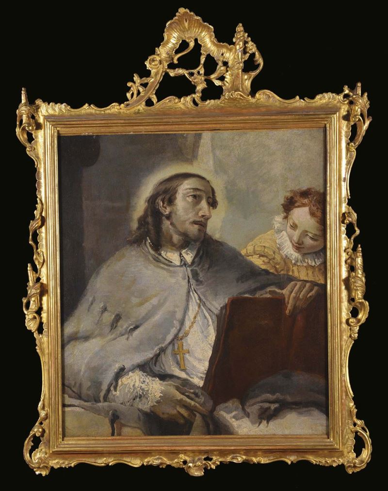Giustino Menescardi (1720-1776) San Giovanni Nepomuceno  - Auction Antiques and Old Masters - Cambi Casa d'Aste