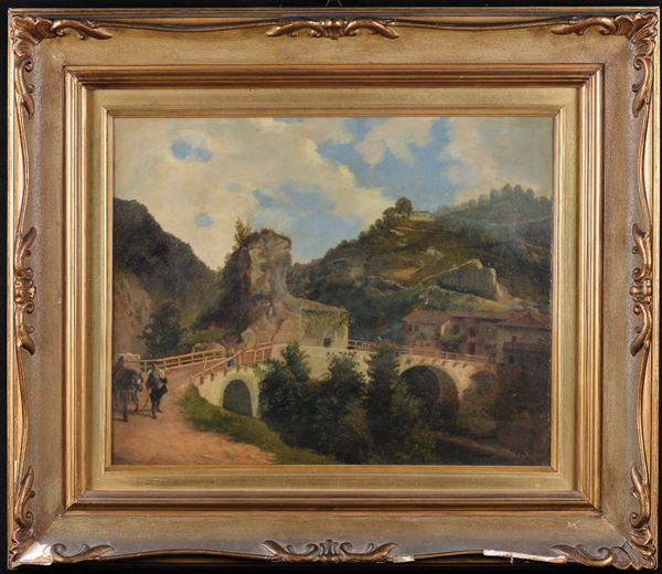 Giuseppe Canella (1837-1913) Paesaggio