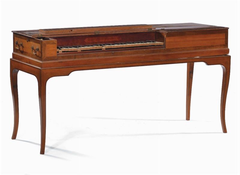 Clavicembalo in legno, XVIII secolo  - Asta Antiquariato e Dipinti Antichi - Cambi Casa d'Aste