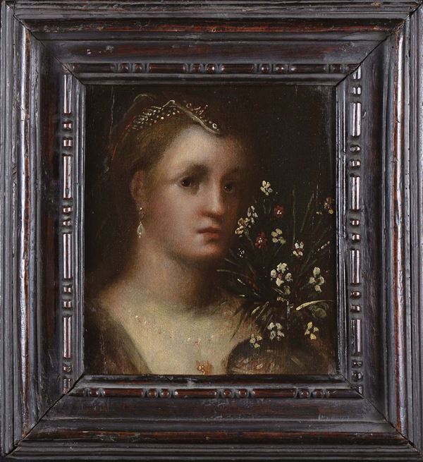 Scuola del XVIII secolo Ritratto femminile