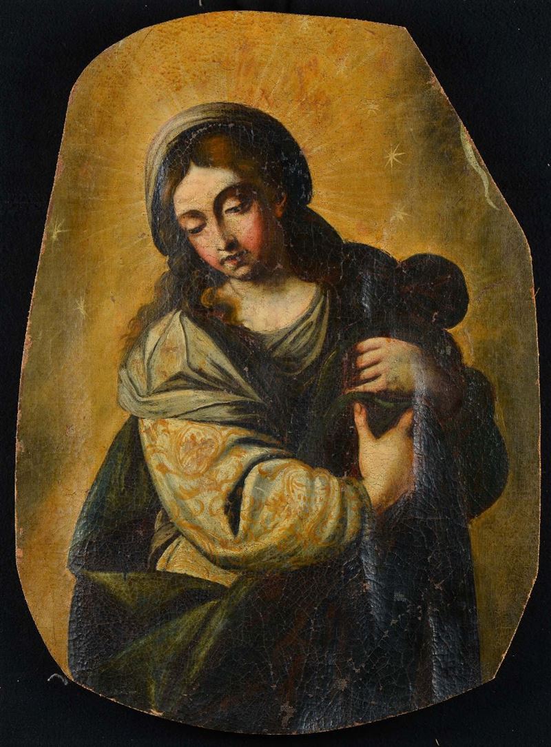 Scuola del XVIII secolo Madonna  - Asta Antiquariato e Dipinti Antichi - Cambi Casa d'Aste
