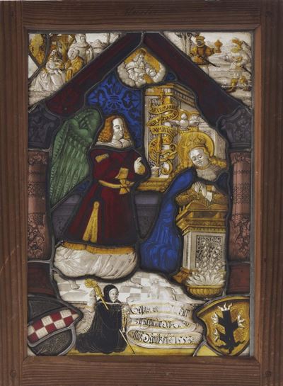 Vetrata al Piombo, XVII-XVIII Secoloannunciazione