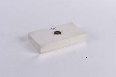 Scatola in Argento e Oro con Moneta