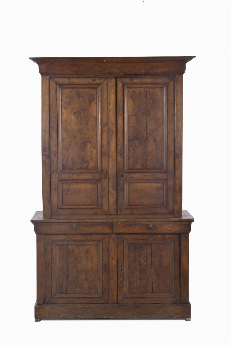 Libreria carlo X lastronata in noce, Francia XIX secolo  - Auction Antiques and Old Masters - Cambi Casa d'Aste