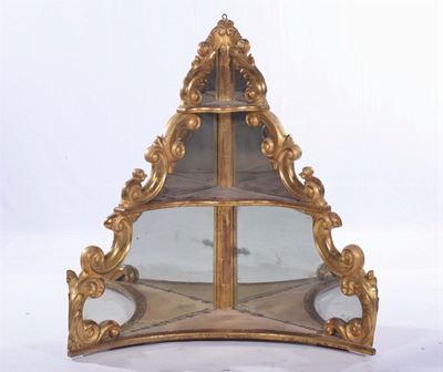 Angoliera Pensile Dorata e Bulinata Oro Zecchino