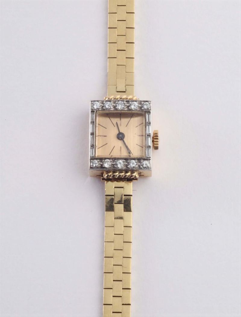 Orologio per signora con piccoli diamanti  - Auction Silvers, Ancient and Contemporary Jewels - Cambi Casa d'Aste