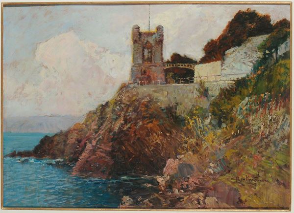 Cesare Bentivoglio (Genova 1868 - 1952) Torre Gropallo a Nervi