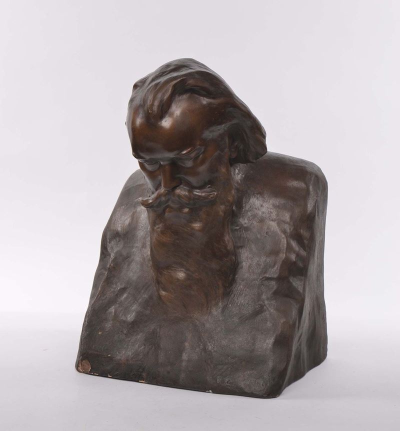 Conrad - Friedrich Goldscheider Busto di Brahms  - Asta Arti Decorative del XX secolo - I - Cambi Casa d'Aste