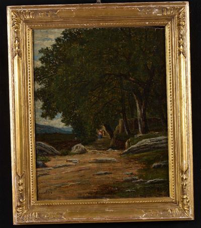 Henry Chevallierpaesaggio Boschivo