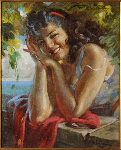 Mattia Traversoritratto di Giovane, 1946