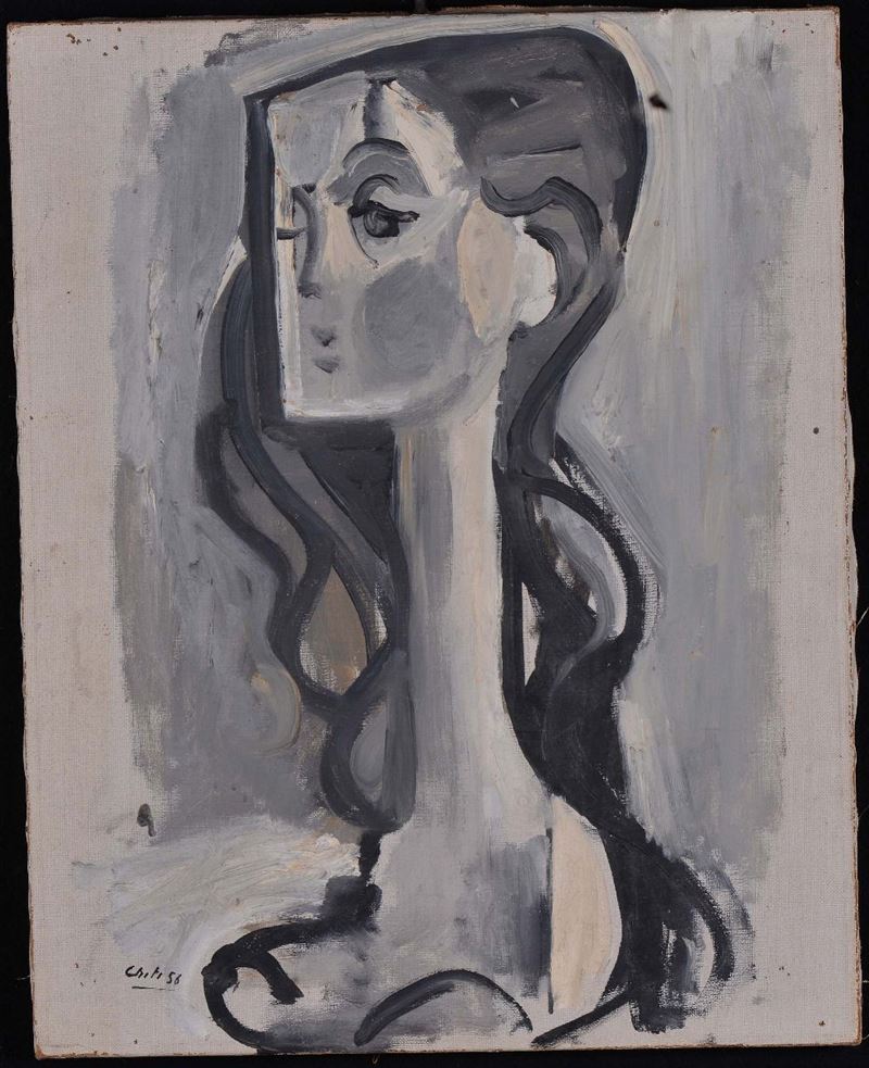 Chiti Volto femminile  - Asta Antiquariato e Dipinti Antichi - Cambi Casa d'Aste