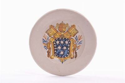 Piccolo Piatto in Maiolica, Roma XVIII Secolo
