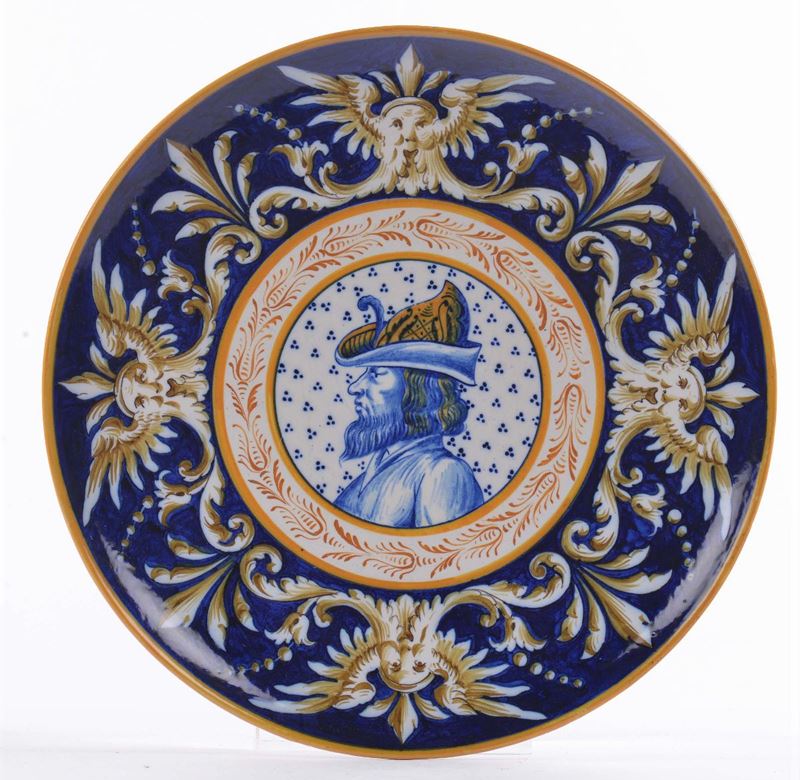 Piatto Ginori in porcellana, XIX secolo  - Auction Antiques and Old Masters - Cambi Casa d'Aste