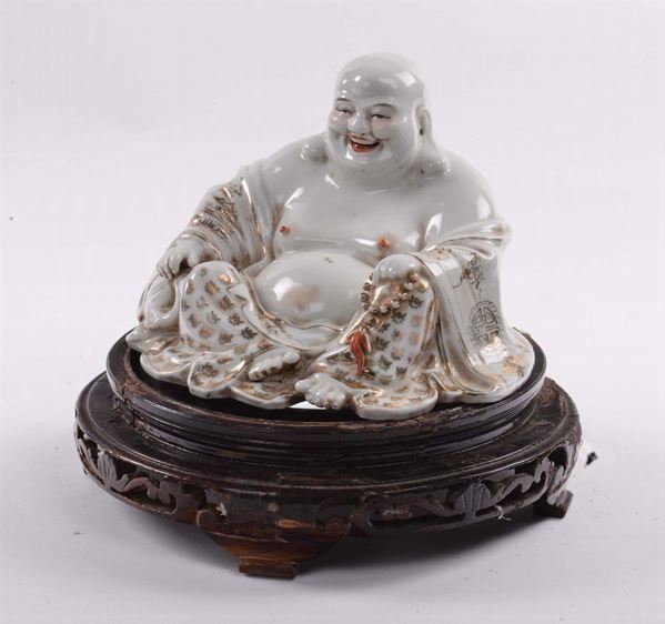 Buddha in ceramica bianca