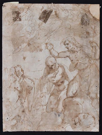 Giovanni Battista Paggi (1554-1627)battesimo di Cristo