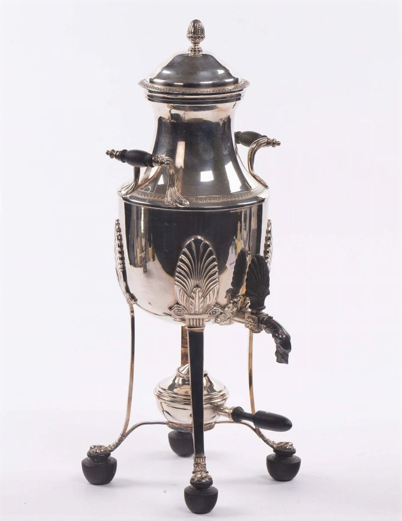 Samovar in metallo argentato  - Asta Antiquariato e Dipinti Antichi - Cambi Casa d'Aste