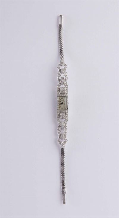 Orologio Gioiello con Rosette di Diamanti