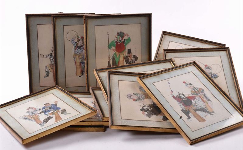 Dodici stampe raffiguranti paesaggi cinesi  - Asta Asta OnLine 10-2012 - Cambi Casa d'Aste