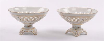 Coppia di Alzate in Ceramica