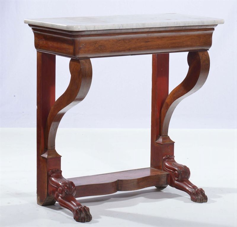 Console Luigi Filippo  - Auction Antiques and Old Masters - Cambi Casa d'Aste