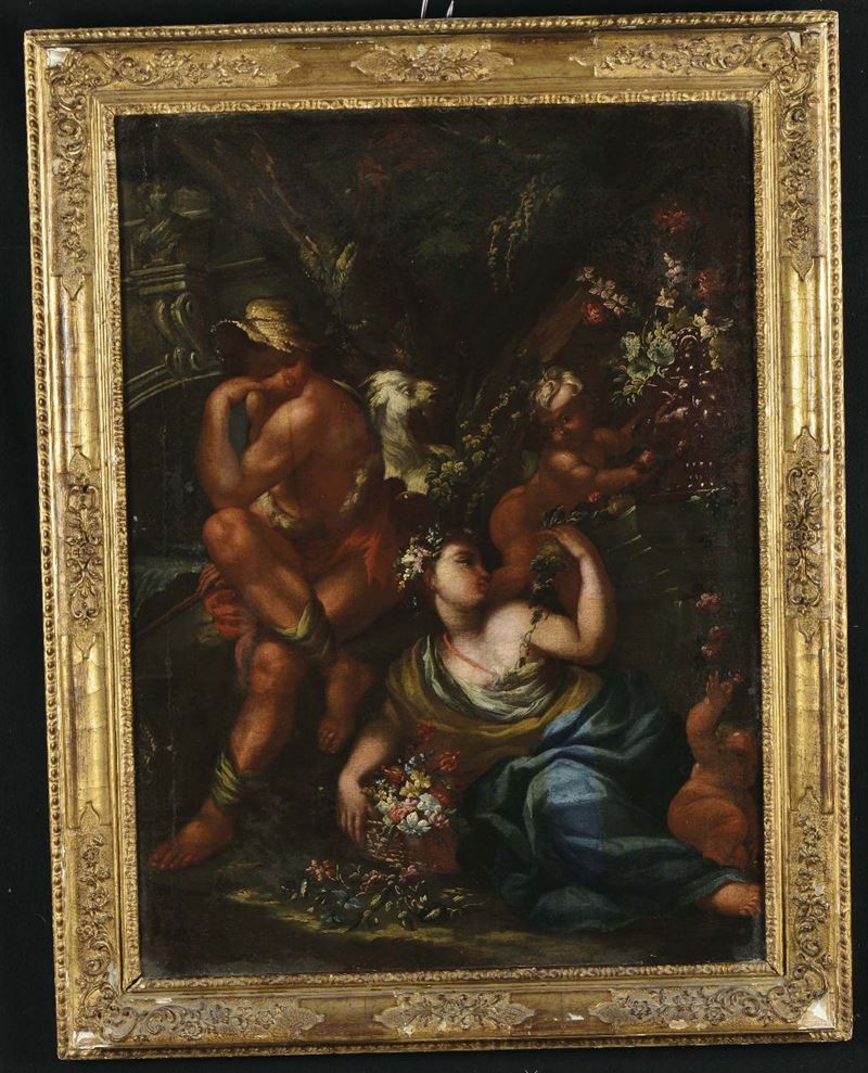 Scuola del XVIII secolo Baccanale  - Auction Antiques and Old Masters - Cambi Casa d'Aste