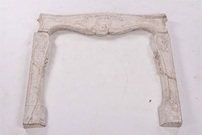 Camino in Marmo Bianco, XVIII Secolo