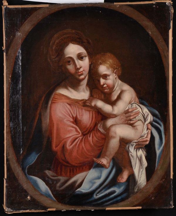 Scuola del XVIII secolo Madonna con Bambino