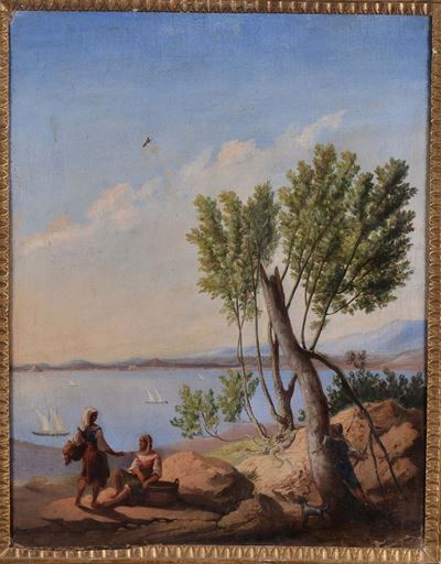 Anonimo del XIX Secoloveduta di Napoli