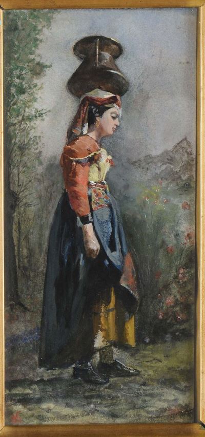 Cesare Viazzi (1857-1943)contadina
