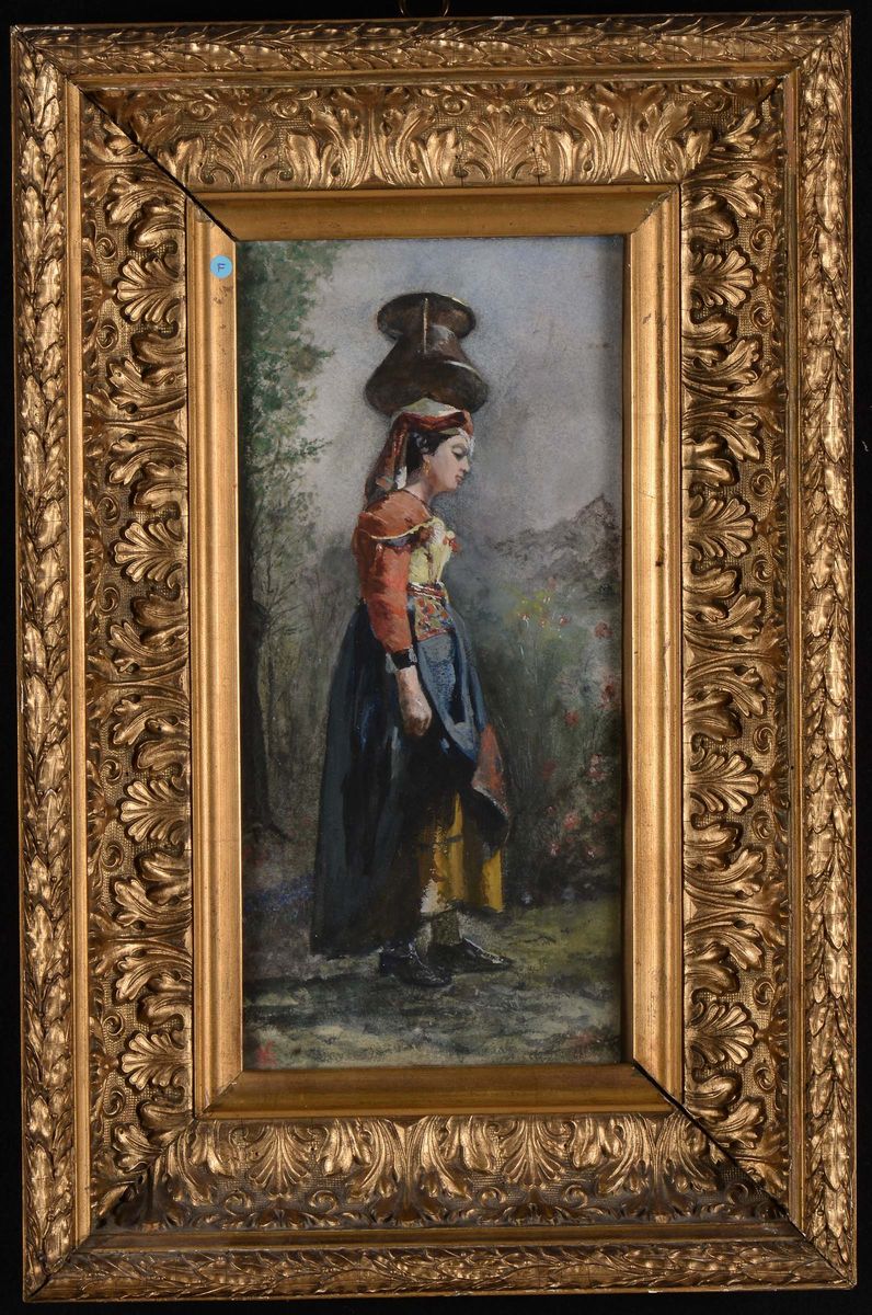 Cesare Viazzi (1857-1943)contadina