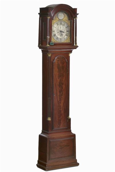 Orologio a Torre in Mogano, Inghilterra XIX Secolo