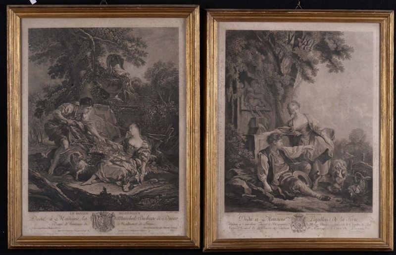 Coppia di stampe in cornice  - Asta Antiquariato e Dipinti Antichi - Cambi Casa d'Aste