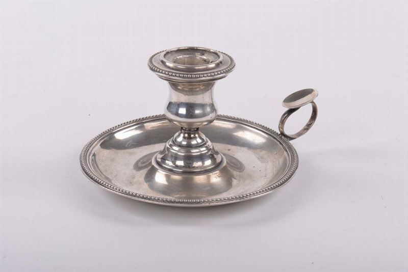Bugia in argento  - Auction Antiques and Old Masters - Cambi Casa d'Aste