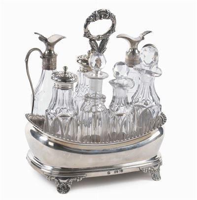 Cruet Vittoriana in Argento, 1849