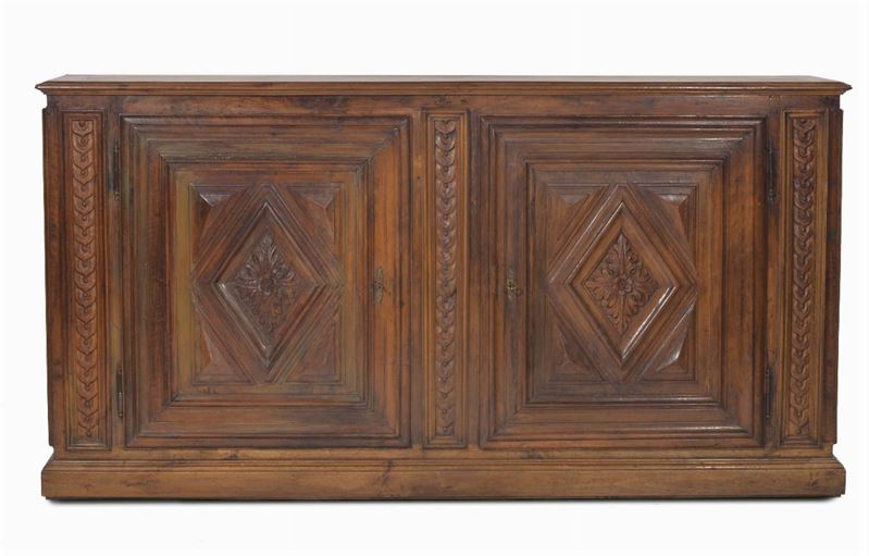 Credenza a due ante pannellate, XIX secolo  - Auction Antiques and Old Masters - Cambi Casa d'Aste