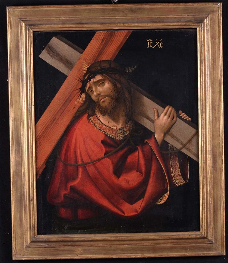 Scuola del XVIII secolo Cristo con la croce  - Auction Antiques and Old Masters - Cambi Casa d'Aste