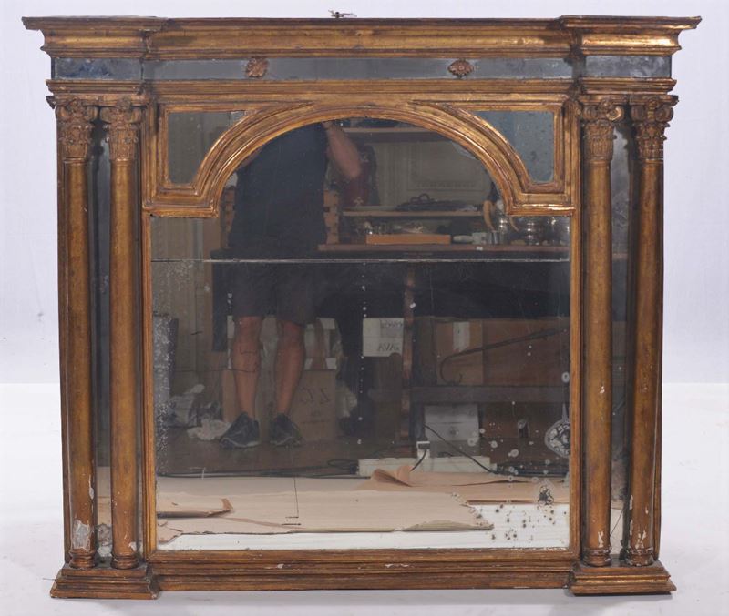 Caminiera in legno dorato, fine XVIII secolo  - Auction Antiques and Old Masters - Cambi Casa d'Aste