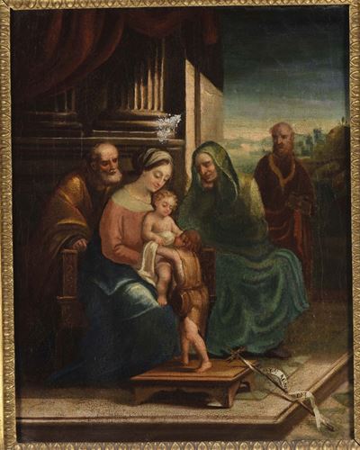Anonimo del XVIII Secolosacra Famiglia con San Giovannino