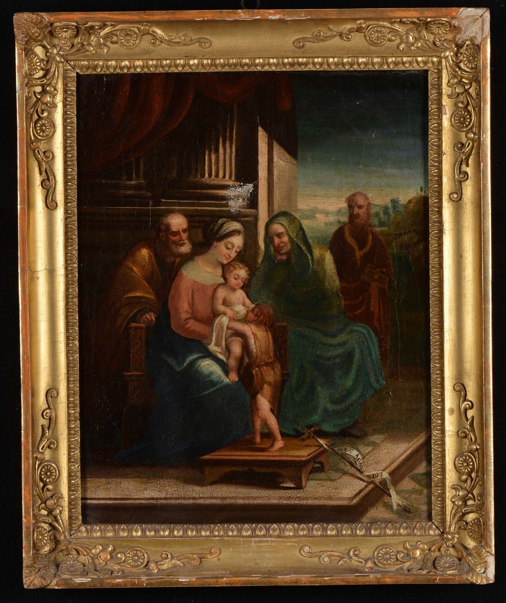 Anonimo del XVIII Secolosacra Famiglia con San Giovannino
