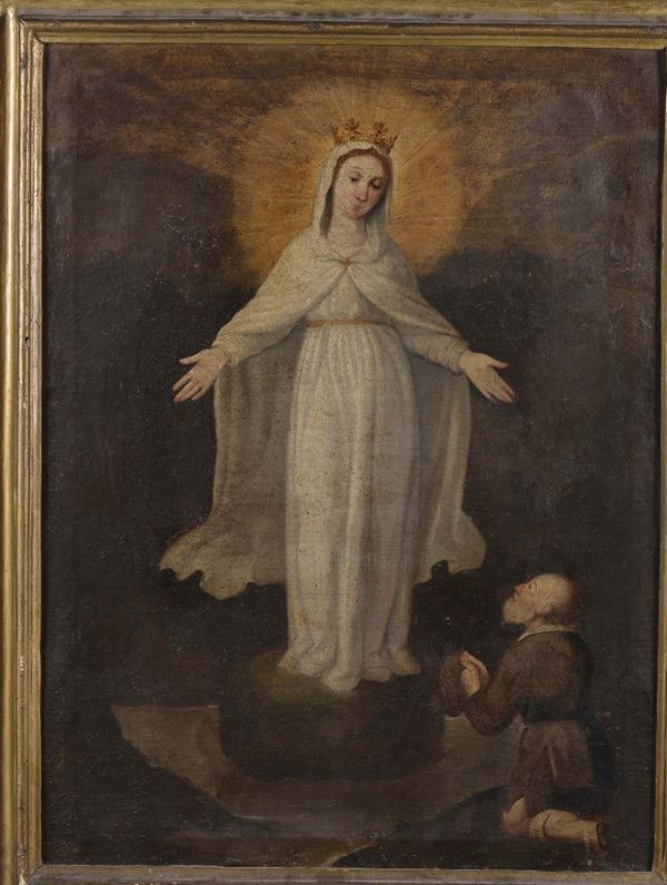 Anonimo del XVII secolo Madonna della Misericordia e Beato Botta
