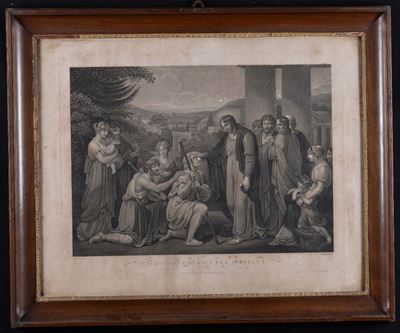 Lotto di Quattro Acquaforti B. West Pinct.-thouvenin
