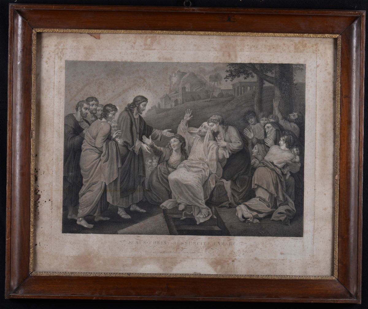 Lotto di Quattro Acquaforti B. West Pinct.-thouvenin