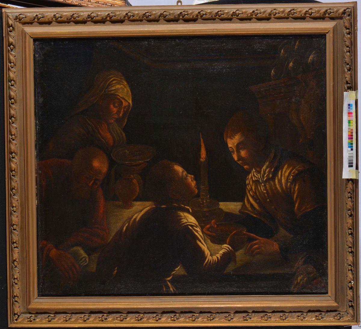 Scuola Veneta del XVIII Secolofigure a Lume di Candela