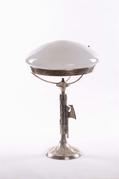 Lampada in Metallo con Vetro