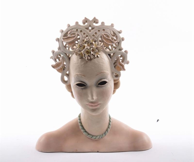 Elcod  - Cacciapuoti - Milano Busto femminile  - Auction Decorative Arts of XX Century - I - Cambi Casa d'Aste