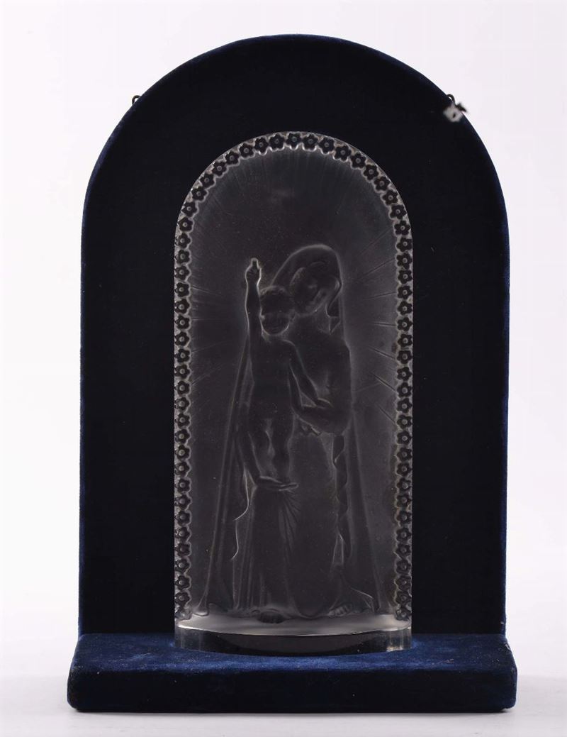 Lalique - Francia Madonna con Bambino  - Asta Arti Decorative del XX secolo - I - Cambi Casa d'Aste