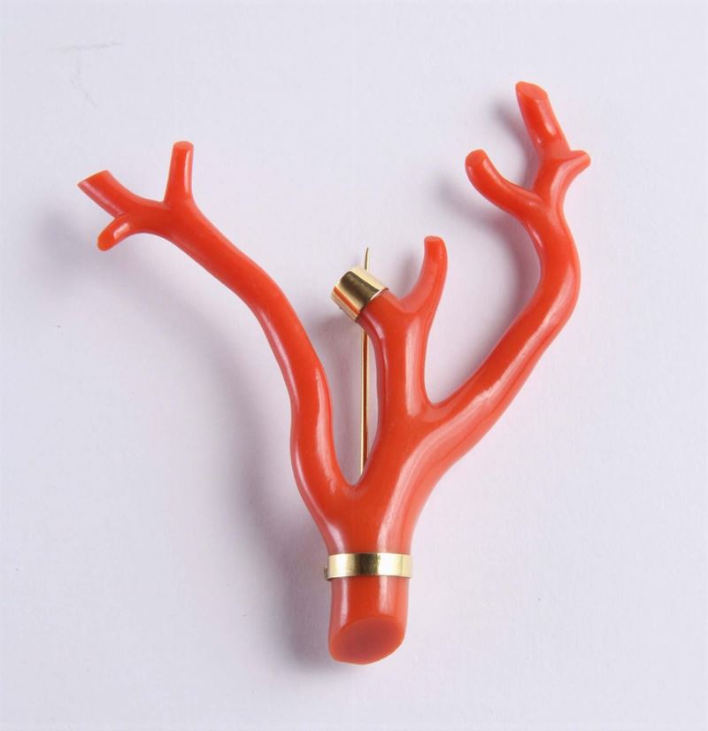 Ramo di corallo  - Auction Silvers, Ancient and Contemporary Jewels - Cambi Casa d'Aste