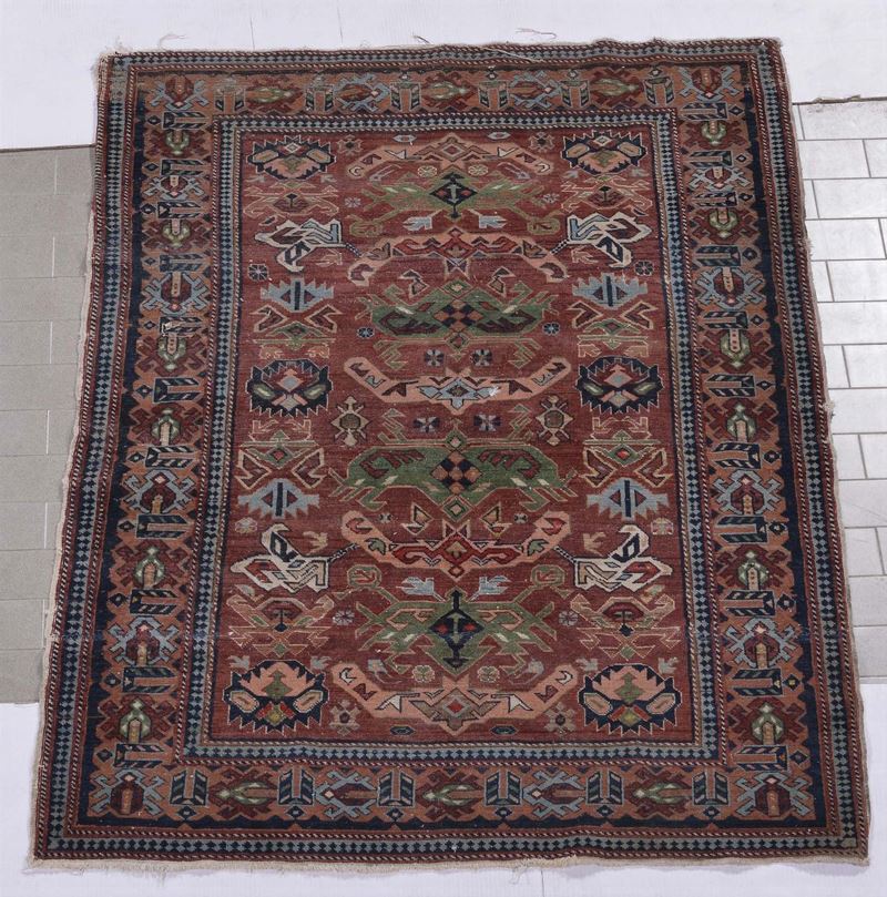 tappeto caucasico, inizio XX secolo  - Asta Tappeti Antichi - Cambi Casa d'Aste