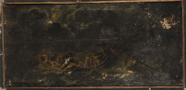 Cornelis de Wael (1592-1667), attribuito a Scontri tra equipaggi di piccole imbarcazioni