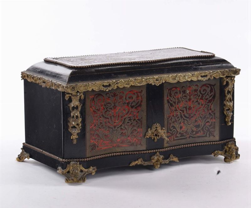 Cofanetto portagioie boulle  - Auction Antiques and Old Masters - Cambi Casa d'Aste